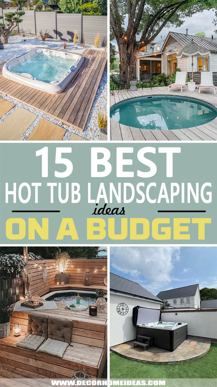 Above Ground Hot Tub Landscaping on a Budget How to Create an Oasis Without Breaking the Bank