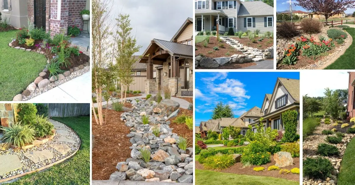 Front Yard Landscaping Ideas with Rocks and Mulch Enhance Your Curb Appeal