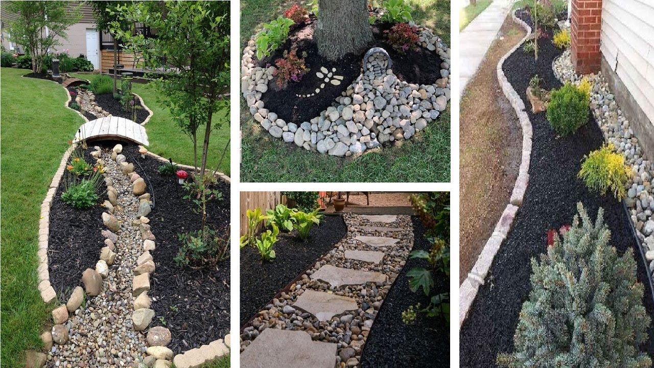 Front Yard Landscaping Ideas with Rocks and Mulch Enhance Your Curb Appeal