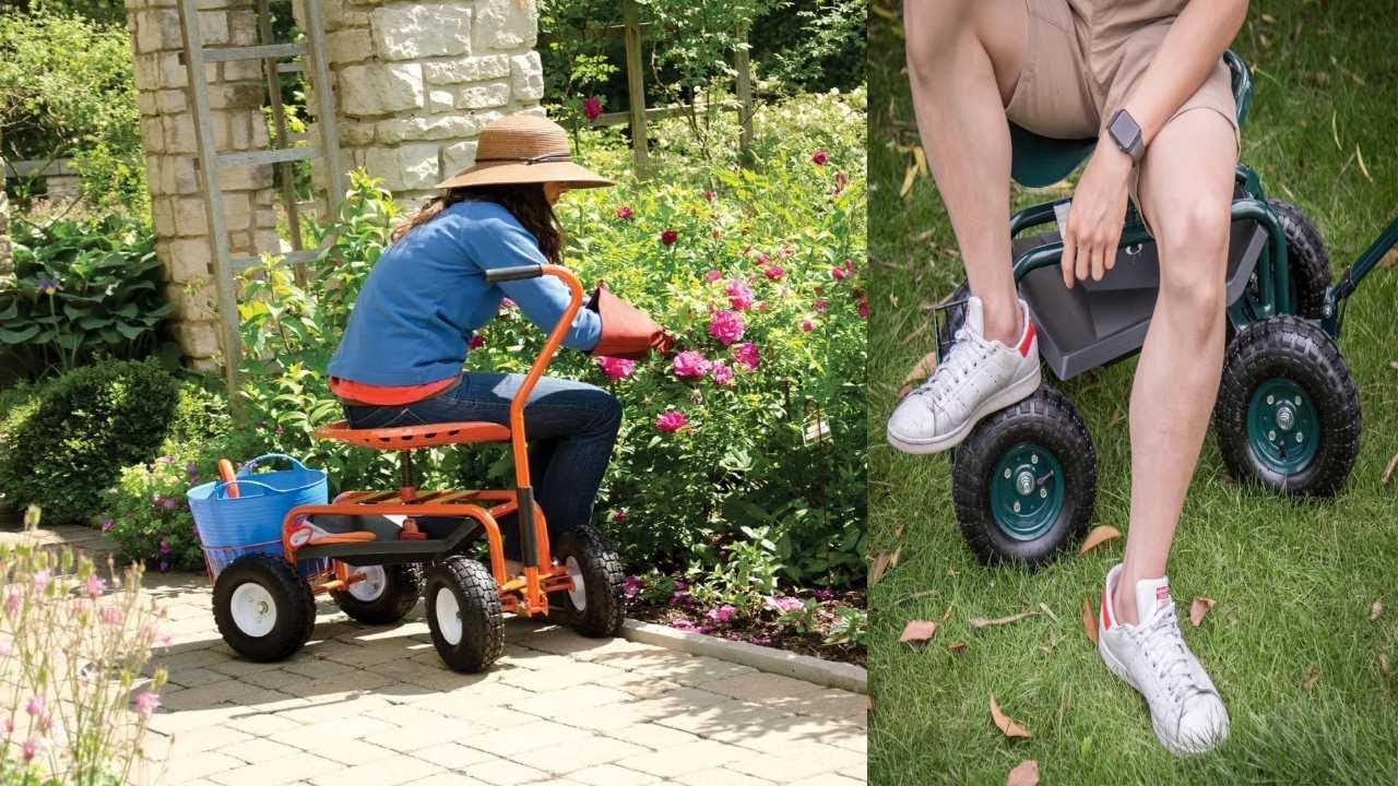 Gardening Stool with Wheels The Perfect Solution for Easy Gardening