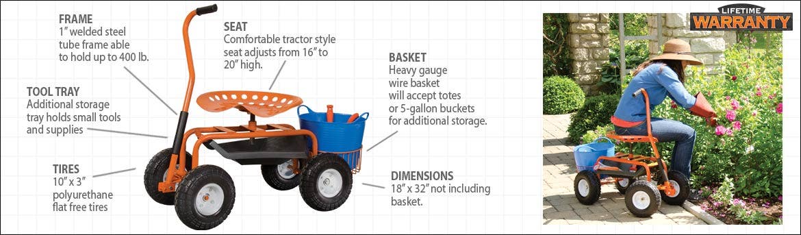 Gardening Stool with Wheels The Perfect Solution for Easy Gardening