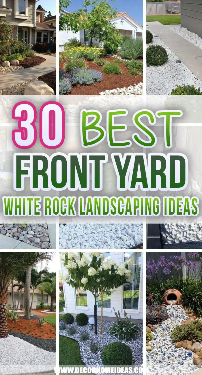 Modern White Rock Landscaping Ideas Creating a Timeless Outdoor Space