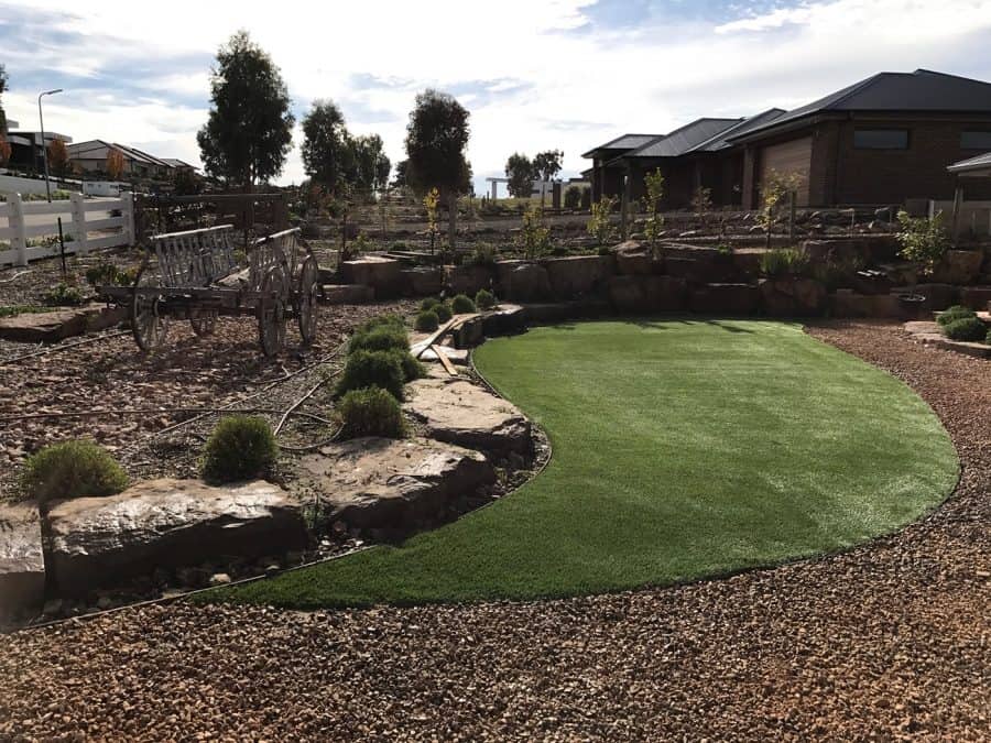 Artificial Grass and Rock Landscaping The Perfect Combination for a Low-Maintenance and Aesthetic Outdoor Space