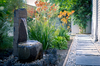 Front Yard River Rock Landscaping Enhancing Your Home